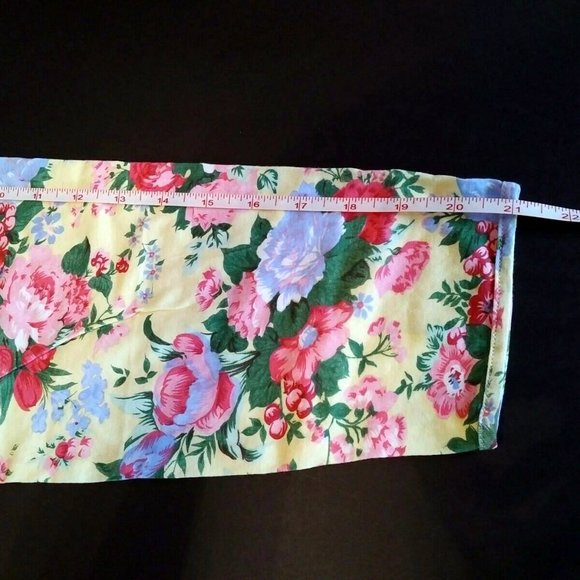 FLASH SALE! NEW! Vintage Floral Romper, Vanity Fair, Yellow, S/M - Picture 5 of 9